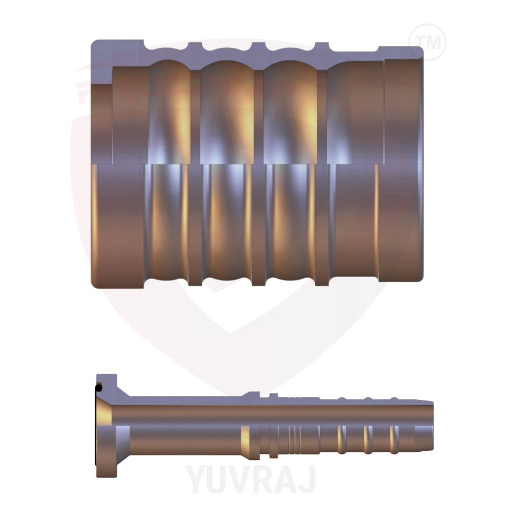 6 Spiral (R13, R15) Hose Fittings (2p)